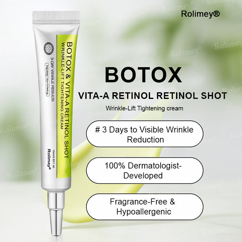 ☘️💎Made and shipped from Australia 💫Rolimey® Botox & Vita-A Retinol Shot Wrinkle-Lift Tightening cream - Last Day Promotion 70% OFF