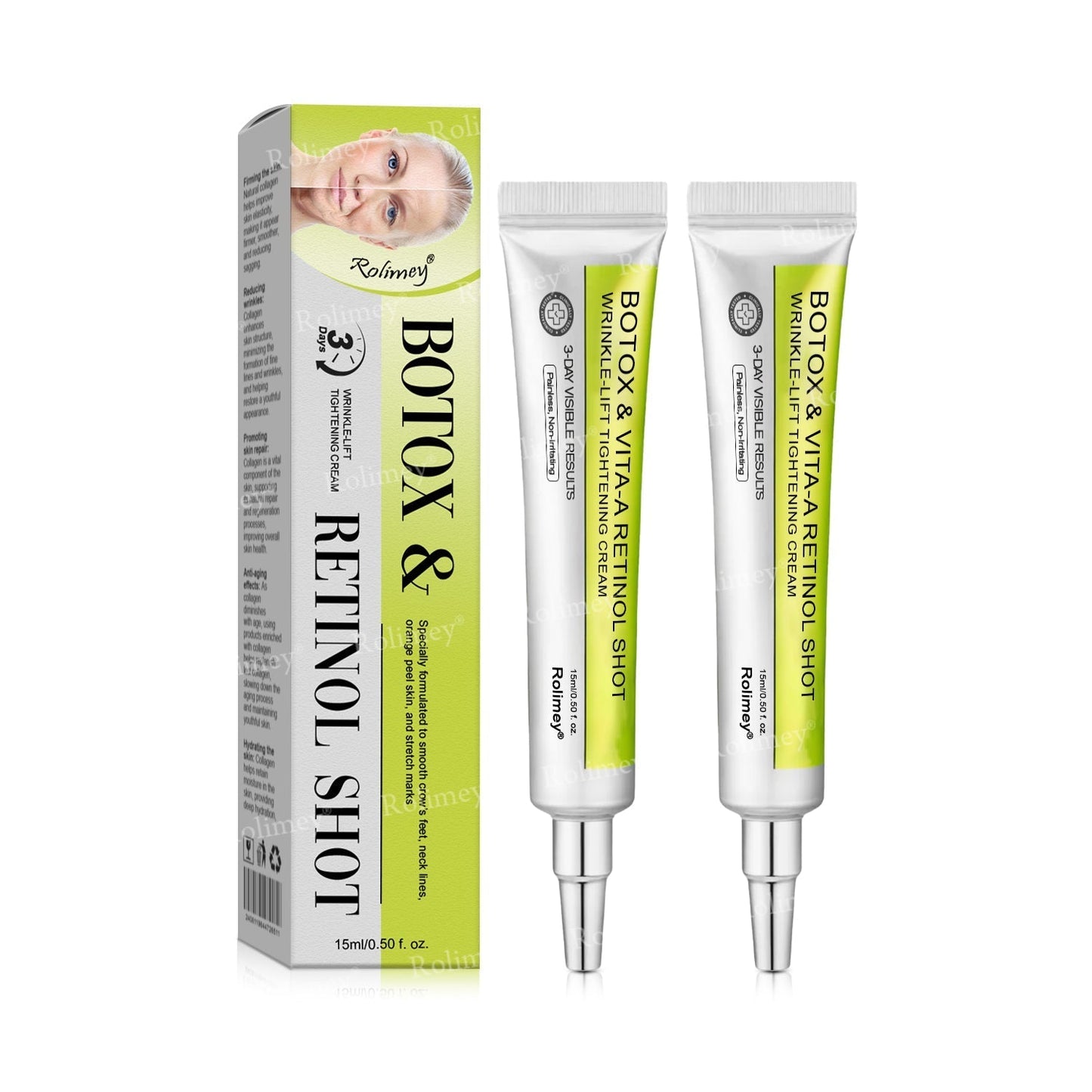 ☘️💎Made and shipped from Australia 💫Rolimey® Botox & Vita-A Retinol Shot Wrinkle-Lift Tightening cream - Last Day Promotion 70% OFF